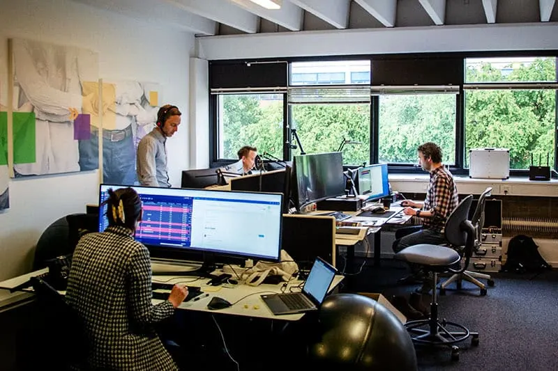About us: Office environment at GoTeam - provider of outdoor team building in the UK.